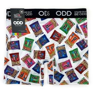 Odd Sox Top Ramen Noodle Noodles Boxer Briefs Mens Medium Underwear Fun Gift